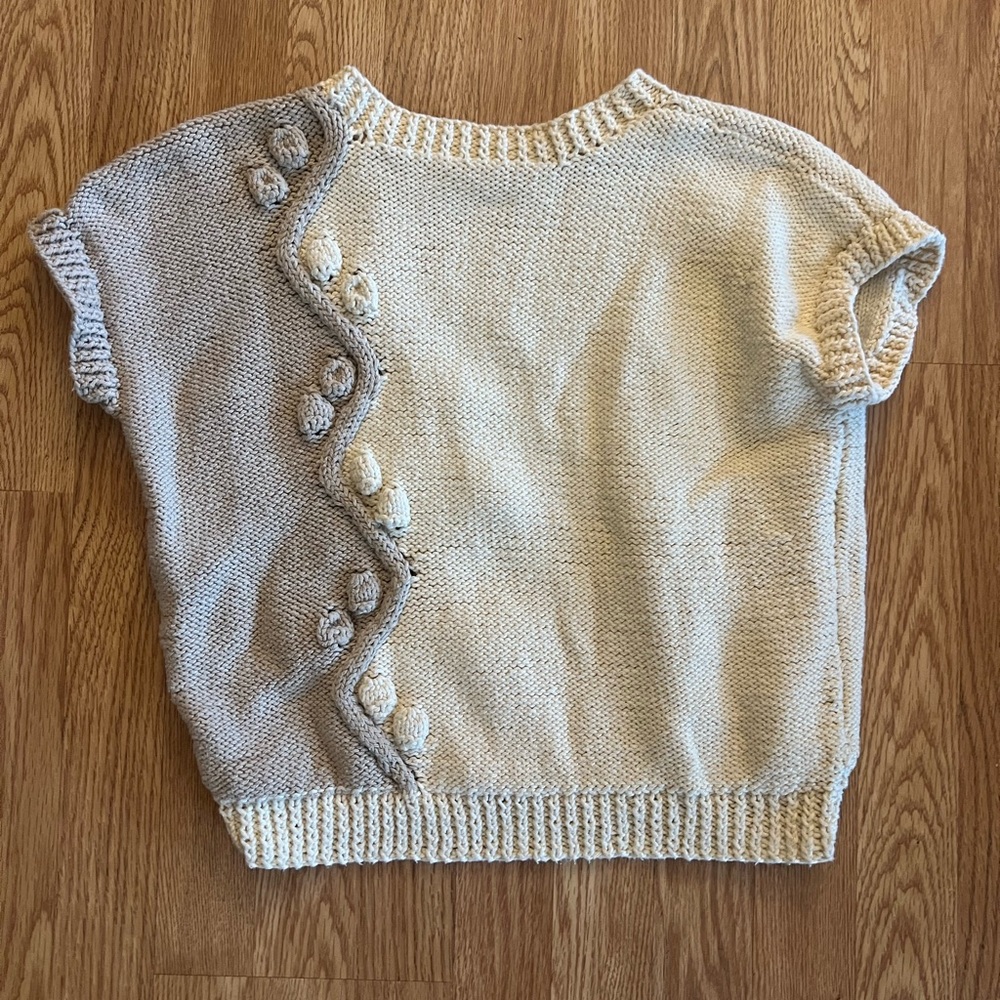 knitted sweater tank